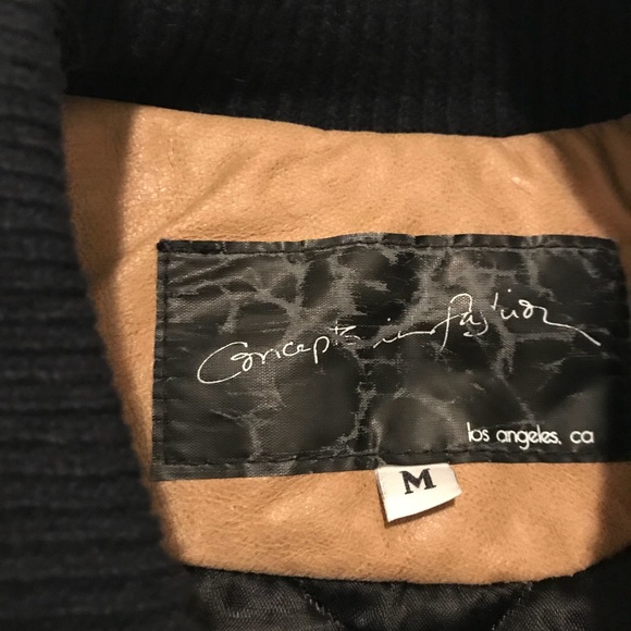 Vtg Amstel light Wool & Leather jacket bomber Sz M - Picture 6 of 8